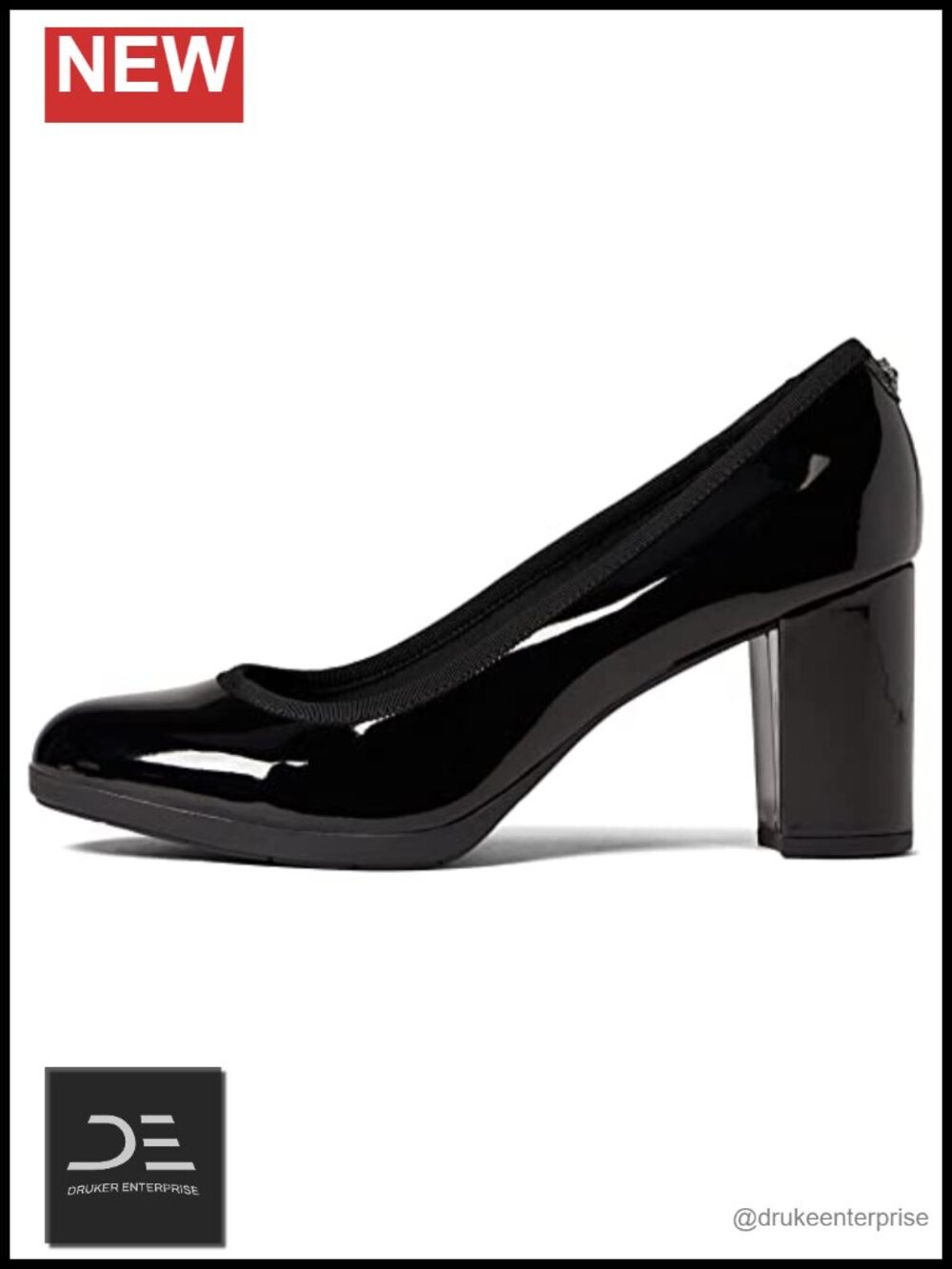 Anne Klein Castana Block Heel Pumps, Memory Foam, Rubber Sole